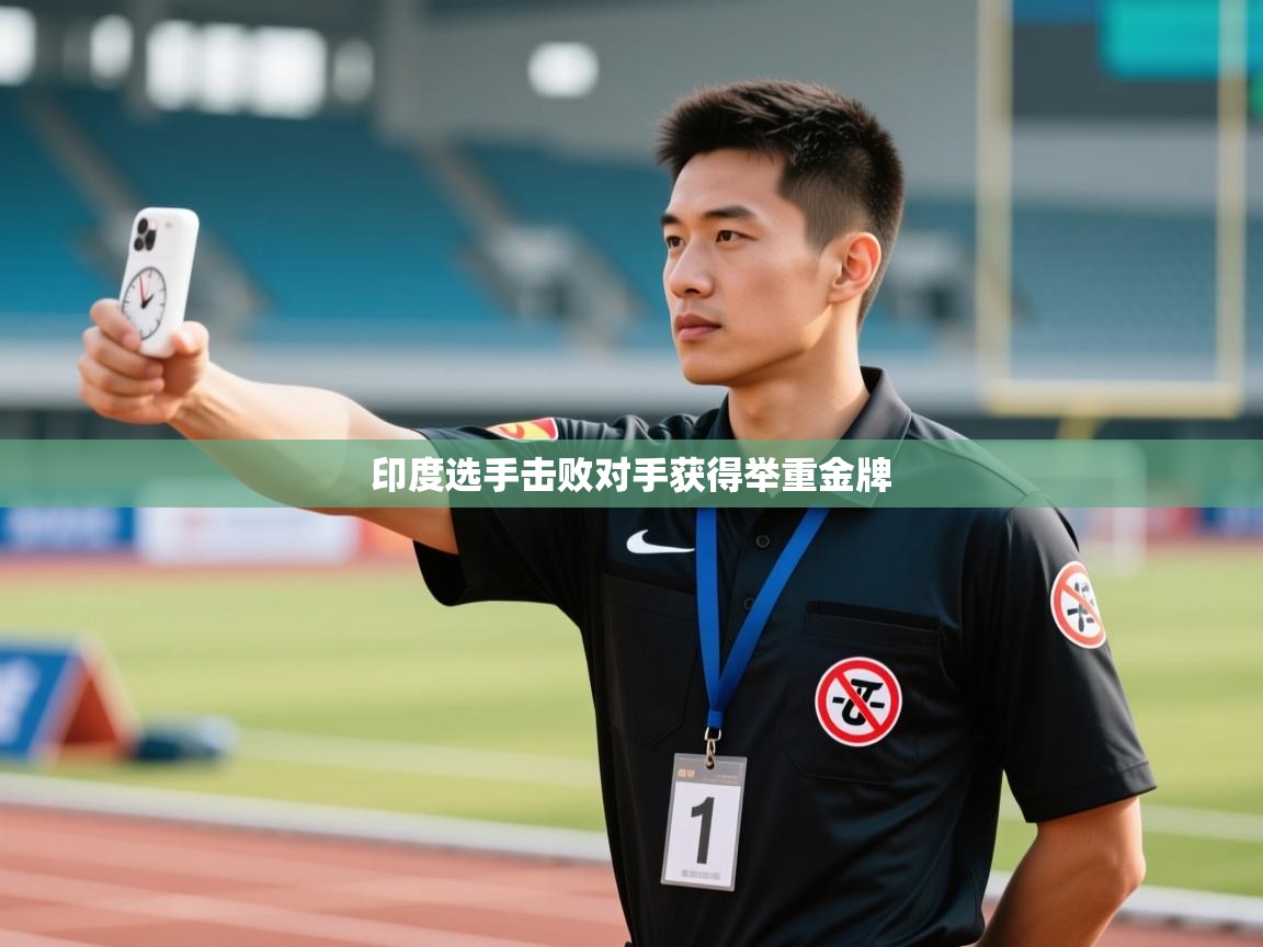 印度选手击败对手获得举重金牌 第2张